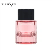 ビンテージ ピンク ガラスの香水瓶